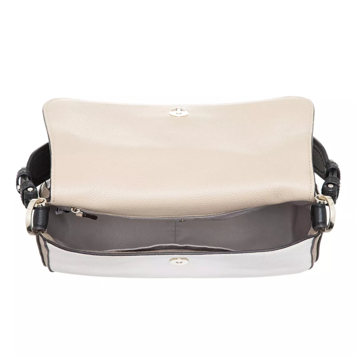 Kate Spade Hudson Pebble Leather Medium Convertible Shoulder Bag Parchment Multi