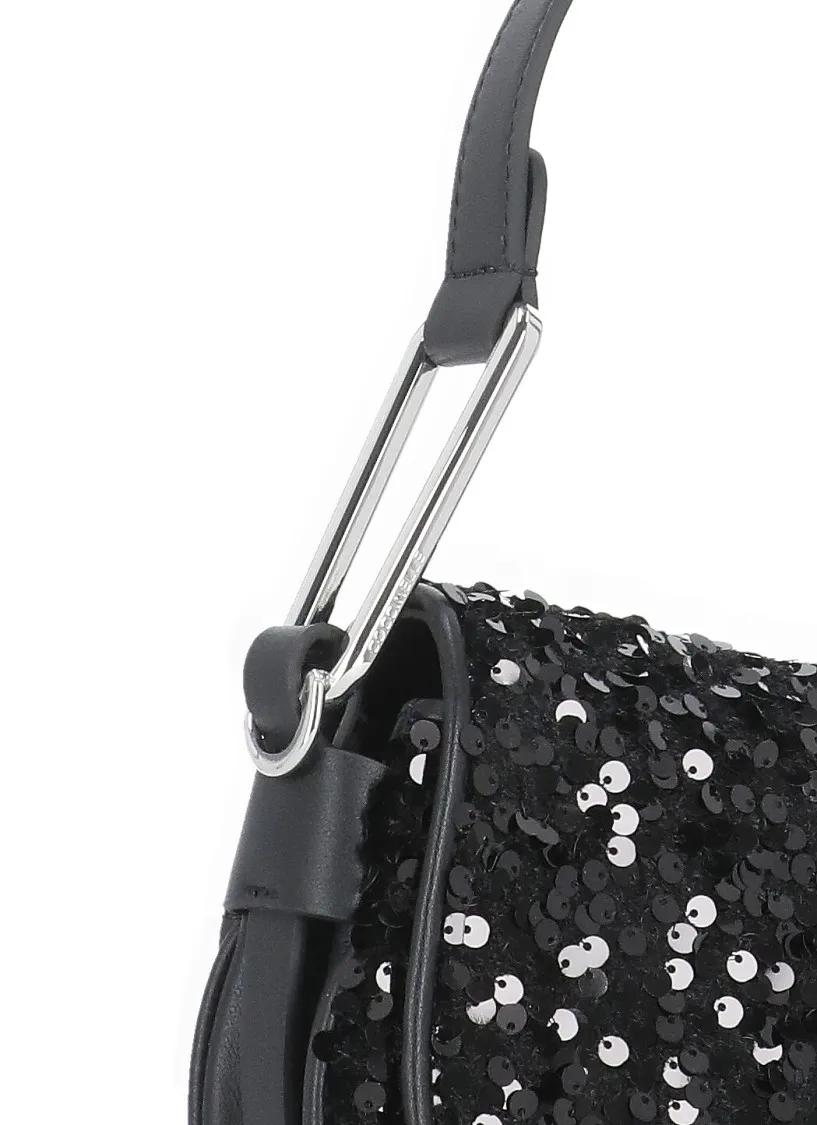 Coccinelle Hobo bags Black Leather "Magie" Shoulder Bag in zwart