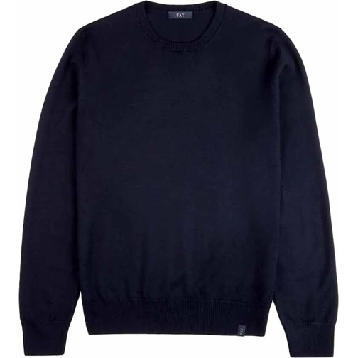 Fay  Fay Sweaters Blue blau