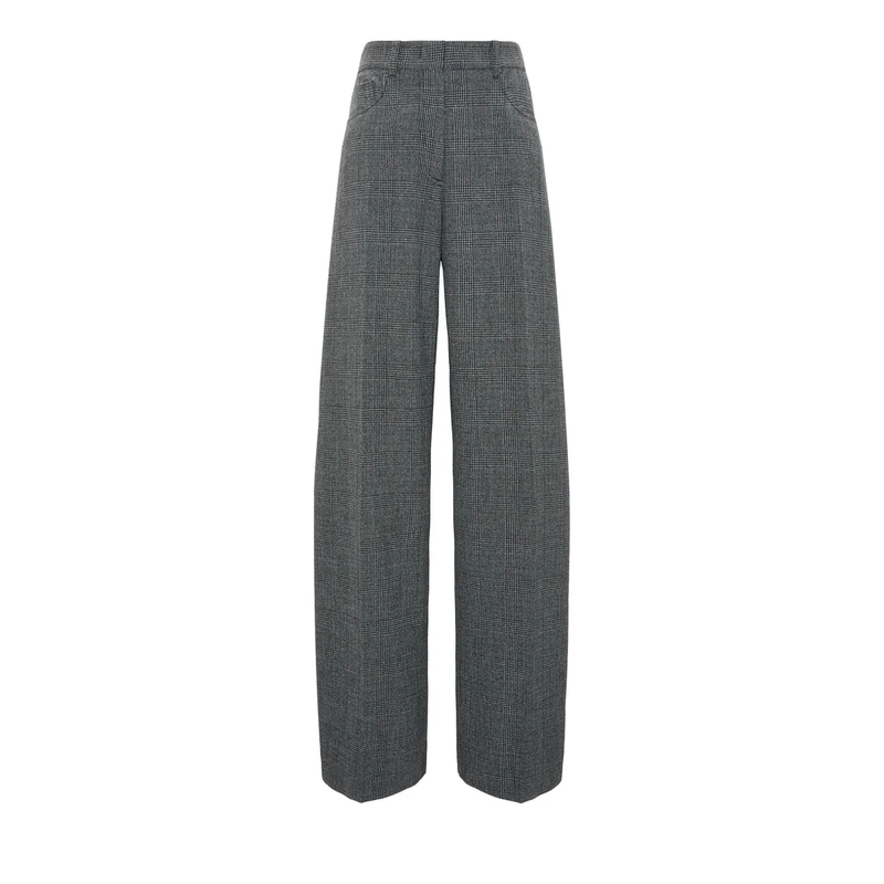 Dorothee Schumacher Stoffhose GRAPHIC TWIST pants mouliné glencheck