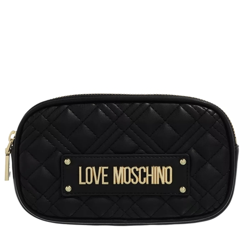 Love Moschino Portaf Quilted Pu  Nero Zip-Around Wallet