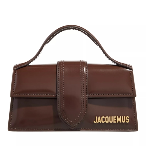 Jacquemus Le Bambino Shoulder Bag Leather Midnightbrown Schooltas