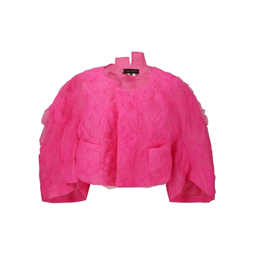 Comme des Garcons Übergangsjacke Puff Sleeve Tulle Jacket Pink