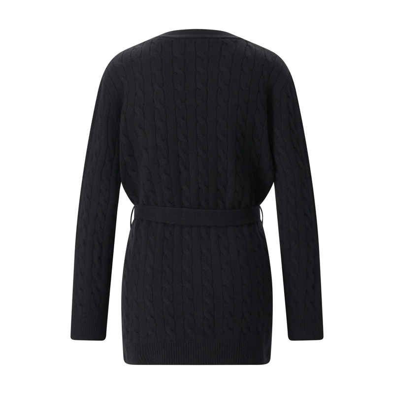 Valentino Garavani Cardigan Strickjacke aus Kaschmir schwarz(Image 3)