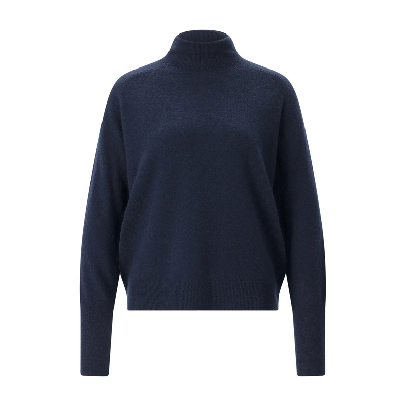 Sminfinity Pullover Rollkragenpullover Comfy Turtle Jumper blau(Image 4)