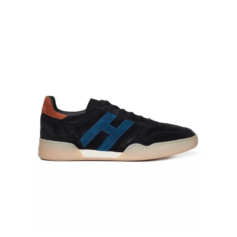 Hogan Low-Top-Sneaker Black Suede H357 Sneakers Black