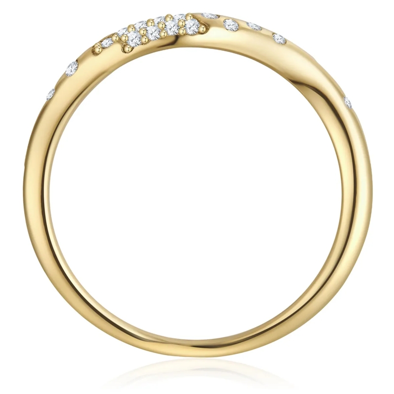 Glanzstücke München Ring Sterling Silber Ring Zirkonia gold(Image 4)