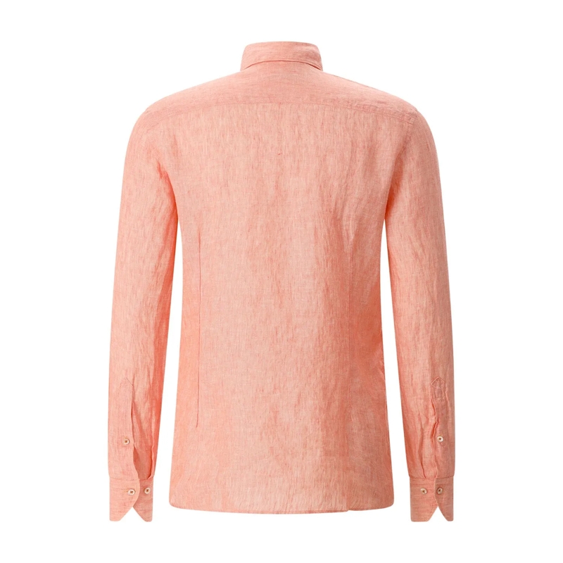 STENSTRÖMS Hemd Slimline Leinenhemd orange(Image 13)