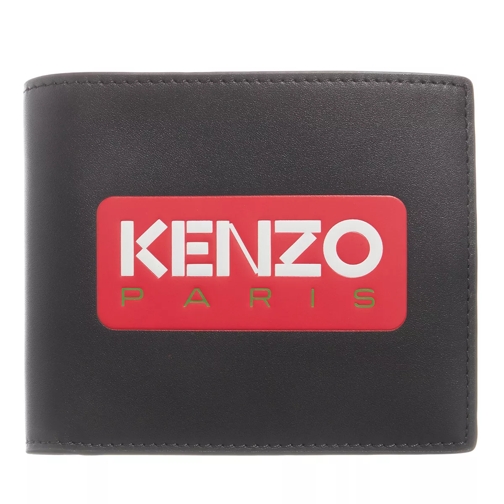 Kenzo Fold Wallet Black Portafoglio a due tasche