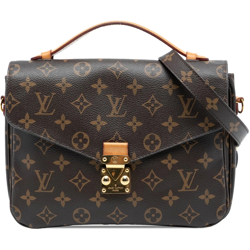 Louis Vuitton Schultertasche Monogram Pochette Metis braun