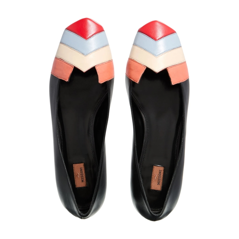 Missoni Ballerinas M01 Panarea Nappa Multi Black(Image 5)