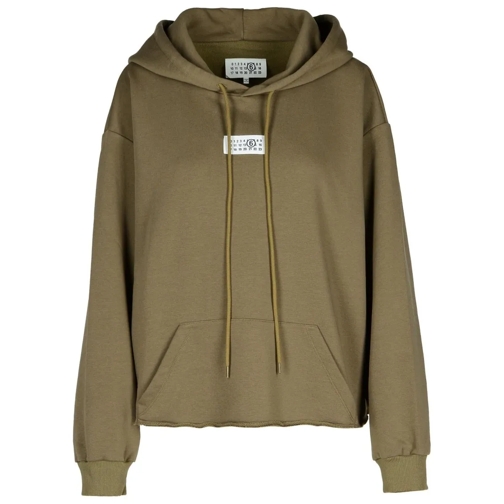 MM6 Maison Margiela Hemden Green Cotton Blend Sweatshirt Green