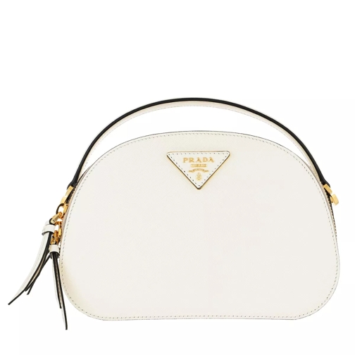 Prada Odette Shoulder Bag Leather White Cross body-väskor