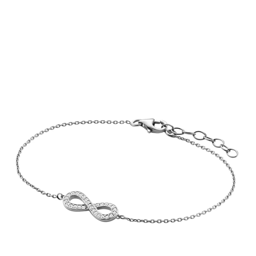 BELORO Bracelet Infinity Zirconia Silver Armband
