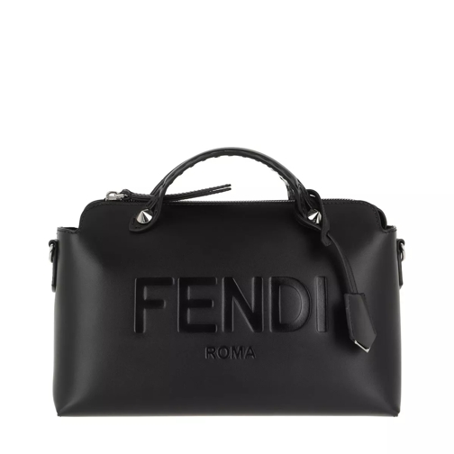 Fendi By The Way Bowling Bag Leather Black Bowling Bag