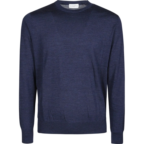 Ballantyne  Plain Sweater Blue blau