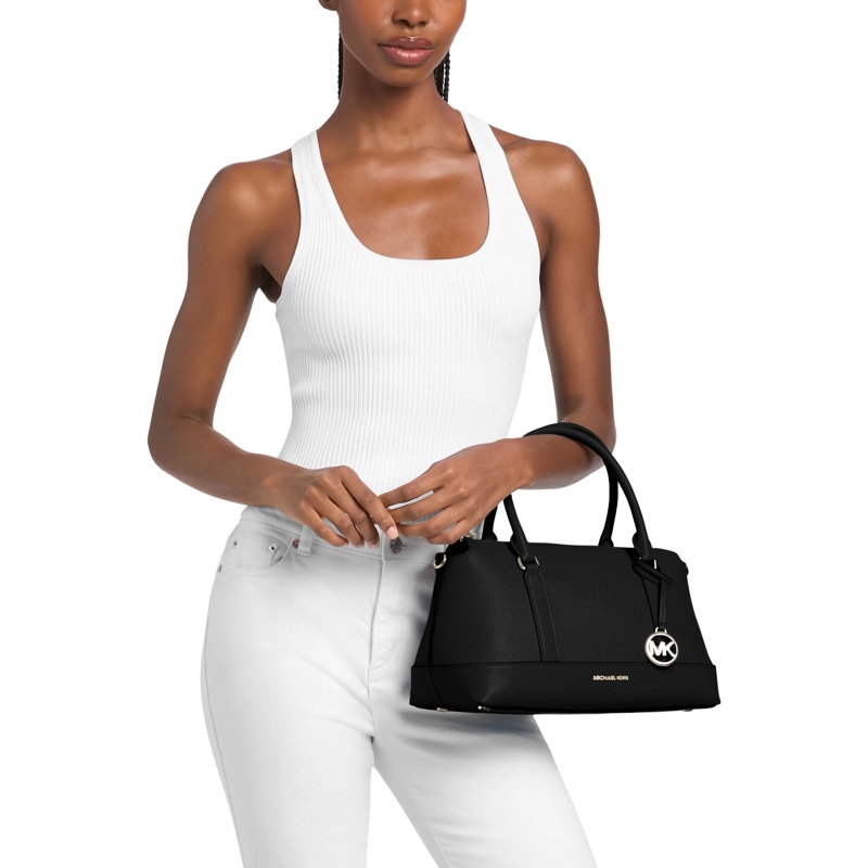 MICHAEL Michael Kors Sac de bowling Md Tz Satchel Black(Image 2)