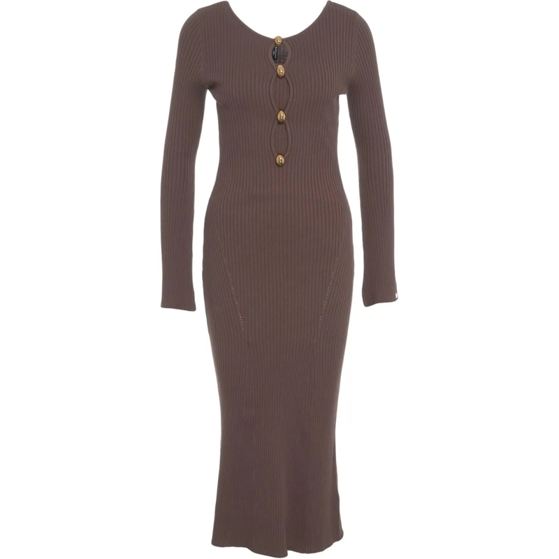 Guess Robe longue Knit maxi dress braun