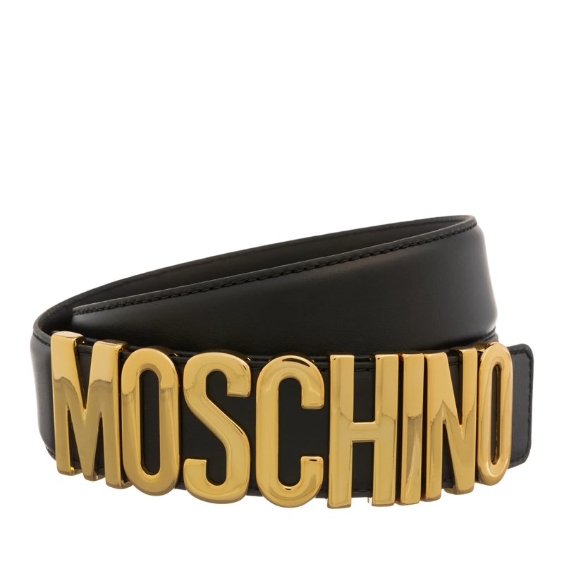 Moschino Ledergürtel Belts Nero