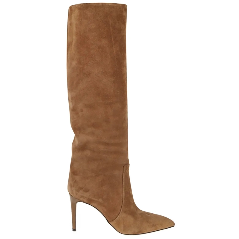 Paris Texas Bottes Stiletto Suede Boot Brown