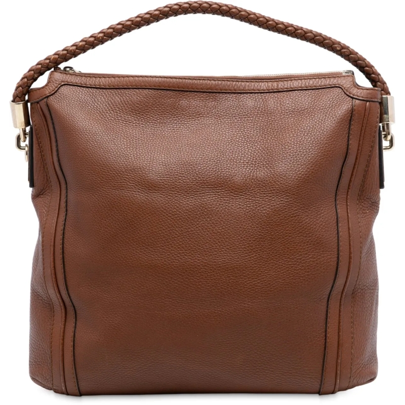 Gucci Schultertasche Large Calfskin Bella Shoulder Bag braun