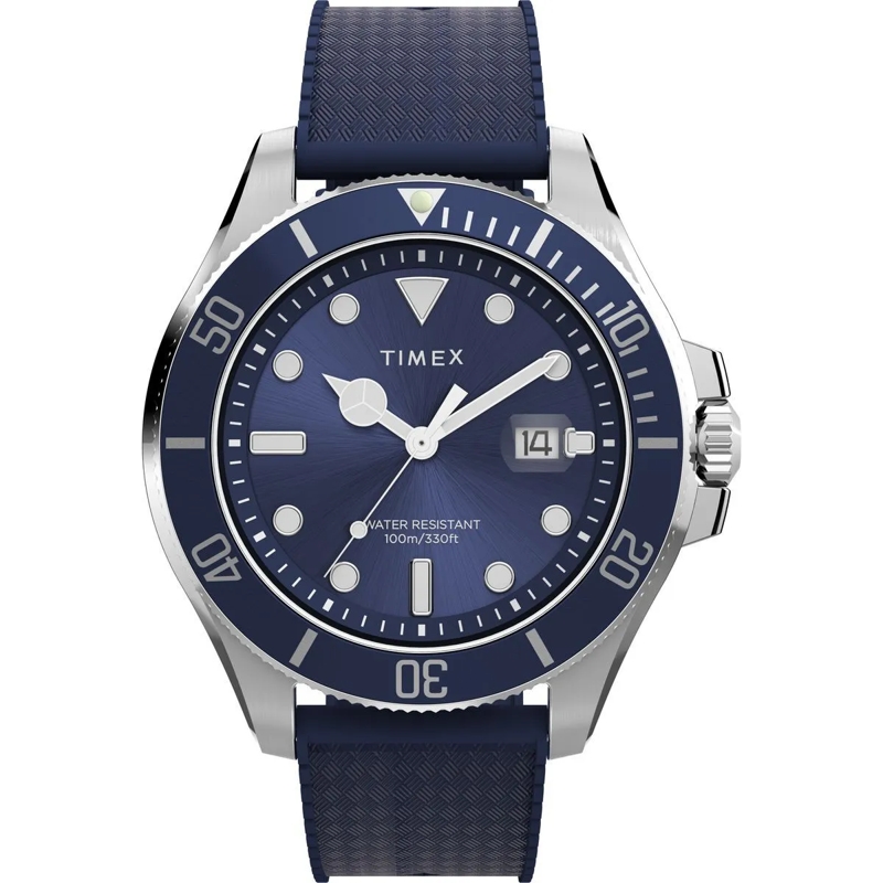 Timex Quarzuhr Quarz-Analoguhr Harborside Coast blau