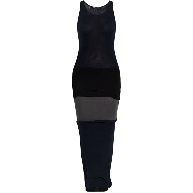 Balenciaga Maxikleid Dresses Black schwarz