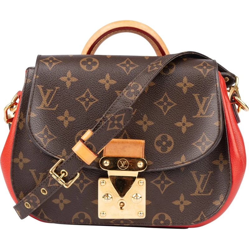 Louis Vuitton Schultertasche Louis Vuitton Canvas Monogram Eden Handbag braun