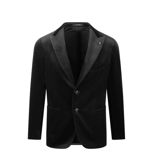 Tagliatore Blazer Velvet Jacket Black