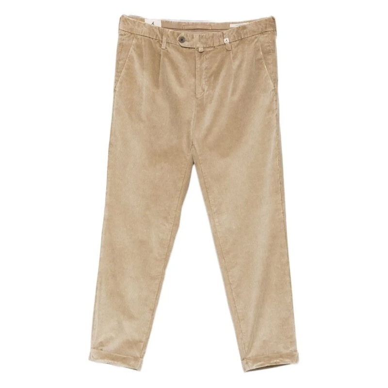 MYTHS Pantalon de costume Soft Corduroy Trousers With Straight-Leg Cut Neutrals