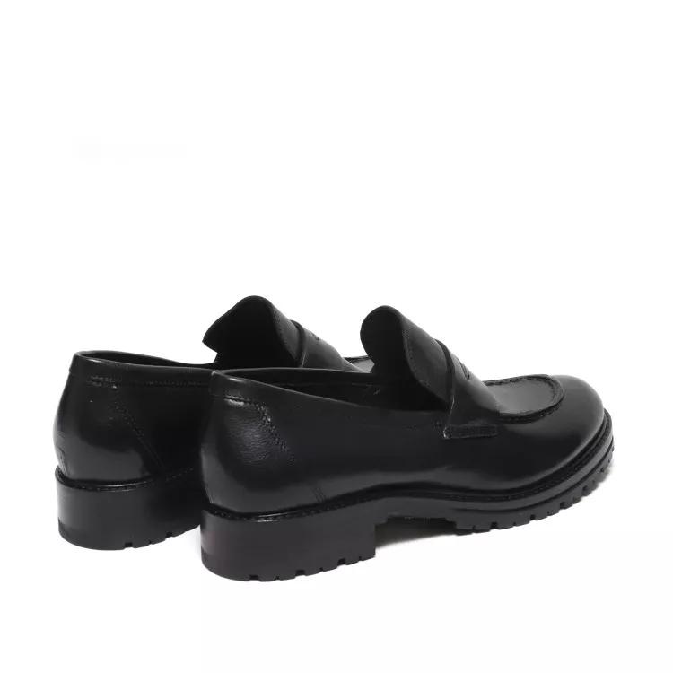 Thumbnail - Black Leather Moccasin - Gr. 40 (EU) - in Schwarz