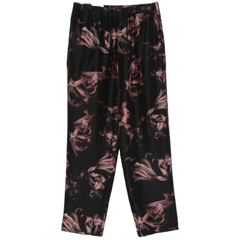 Dries Van Noten Jeans mit geradem Bein Trousers Pink rose
