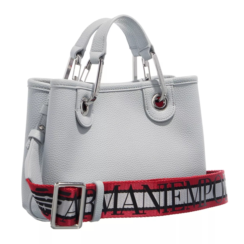 Emporio Armani Tote S33 Shopping Bag Pale Blue(Image 3)
