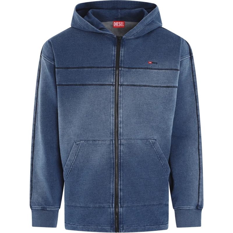 Diesel  Heren S-Blaxt Zip Hoodie Blauw blau