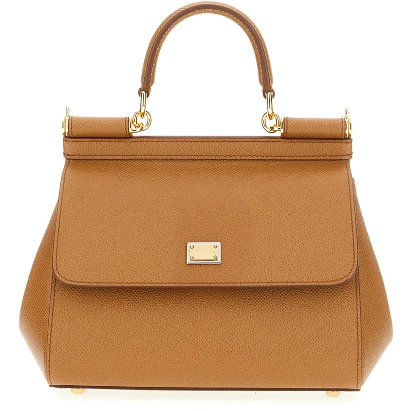 Dolce&Gabbana Tote Dolce&gabbana Biscuit leather medium Sicily handba braun