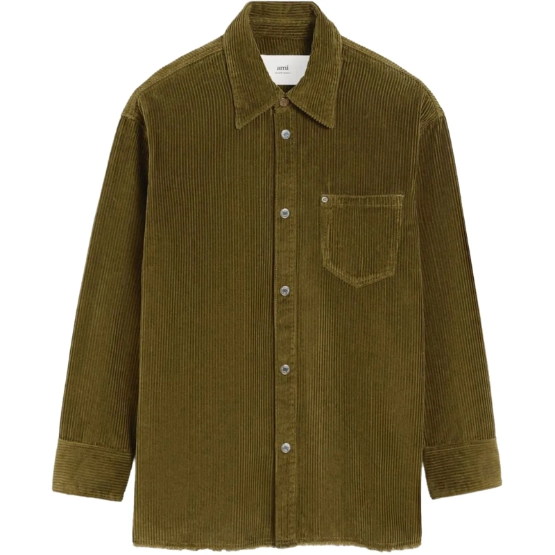 AMI Paris Legeres Oberteil Shirts Brown braun