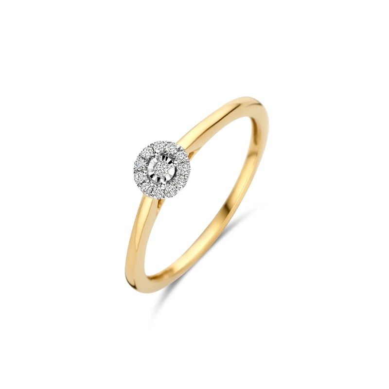 Blush Bague Natural Diamonds 585 Gold Ring Gold