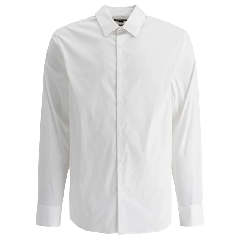 Vince Overhemd Cotton Poplin Shirt White