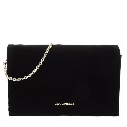 Coccinelle Kalliope Velvet Crossbody Bag Noir Cross body-väskor