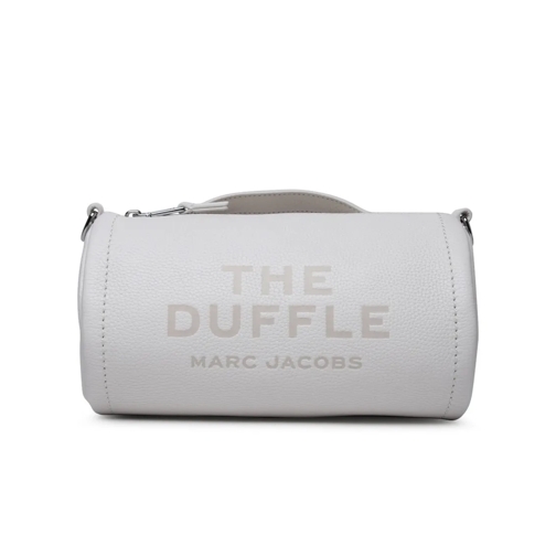 Marc Jacobs White Leather Duffle Bag White Weekendväska