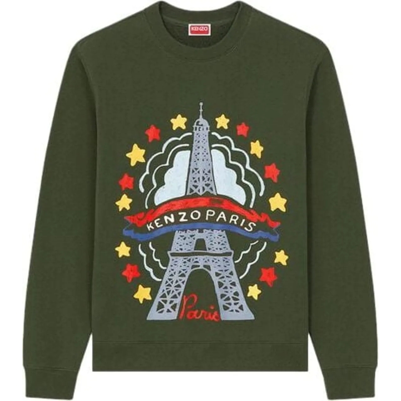 Kenzo  Sweaters Kaki Fonce grün