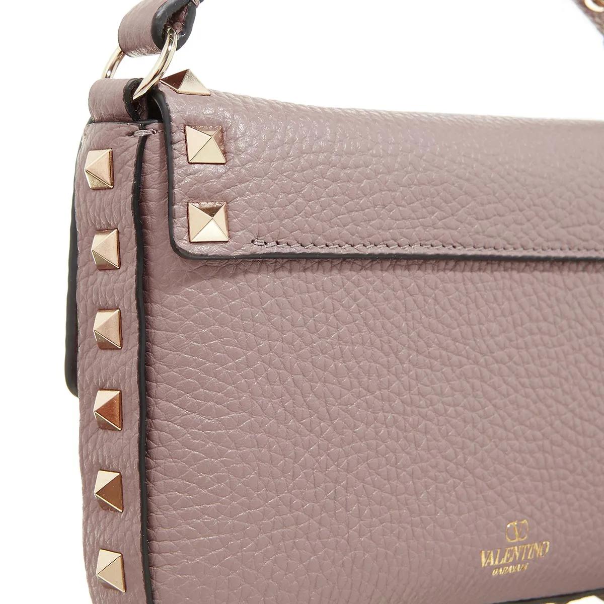 Valentino Garavani Crossbody bags Rockstud Mini Bag in poeder roze