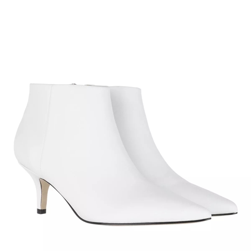 Tommy Hilfiger Elevated Tommy Mid Heeled Boot White Ankle Boot