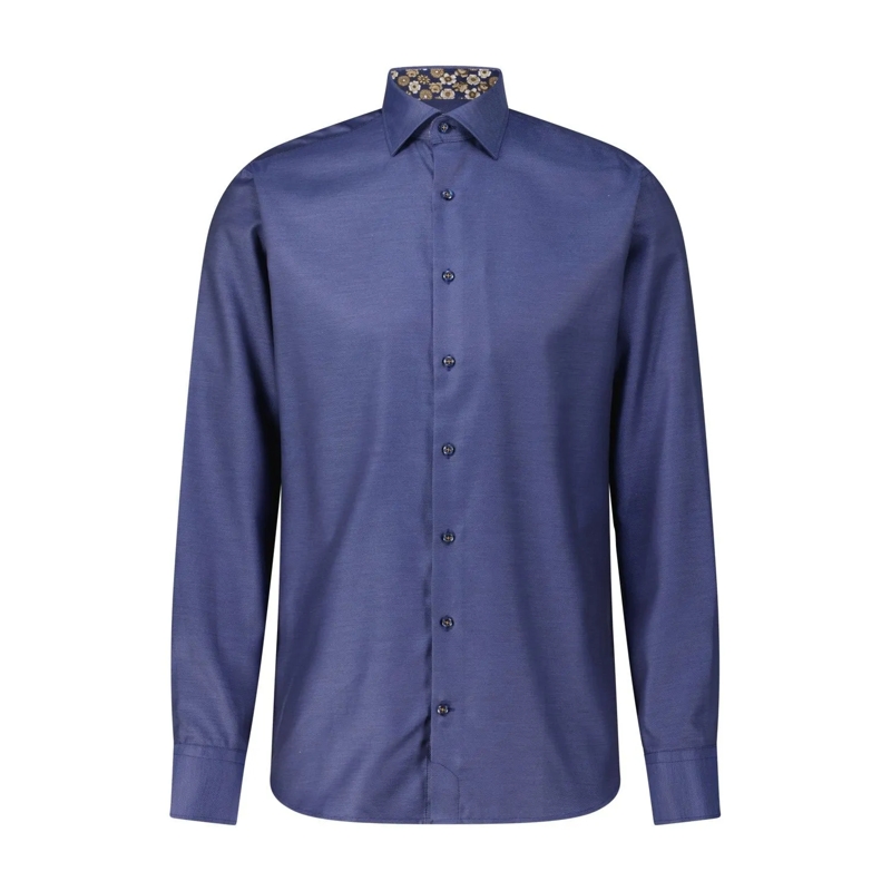 STENSTRÖMS Overhemd Hemd aus reiner Baumwolle blau