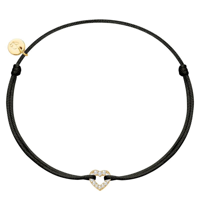 Glanzstücke München Armband Sterling Silber Armband Herz gold