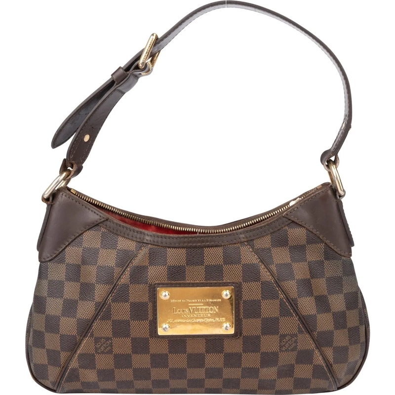 Louis Vuitton Schultertasche Louis Vuitton Damier Ebene Monogram Thames PM Hand braun