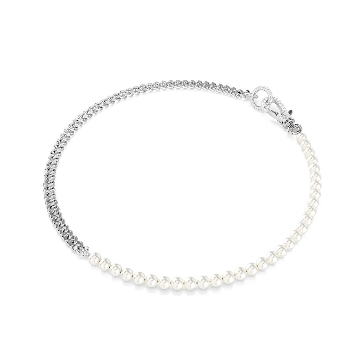 Swarovski Halskette - Swarovski Dextera Silver Coloured Necklace 5689634 - Gr. unisize - in Silber - für Damen