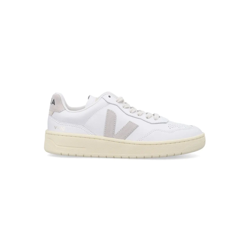Veja Low-Top-Sneaker Timeless V-90 Sneakers With Smooth Leather Upper White
