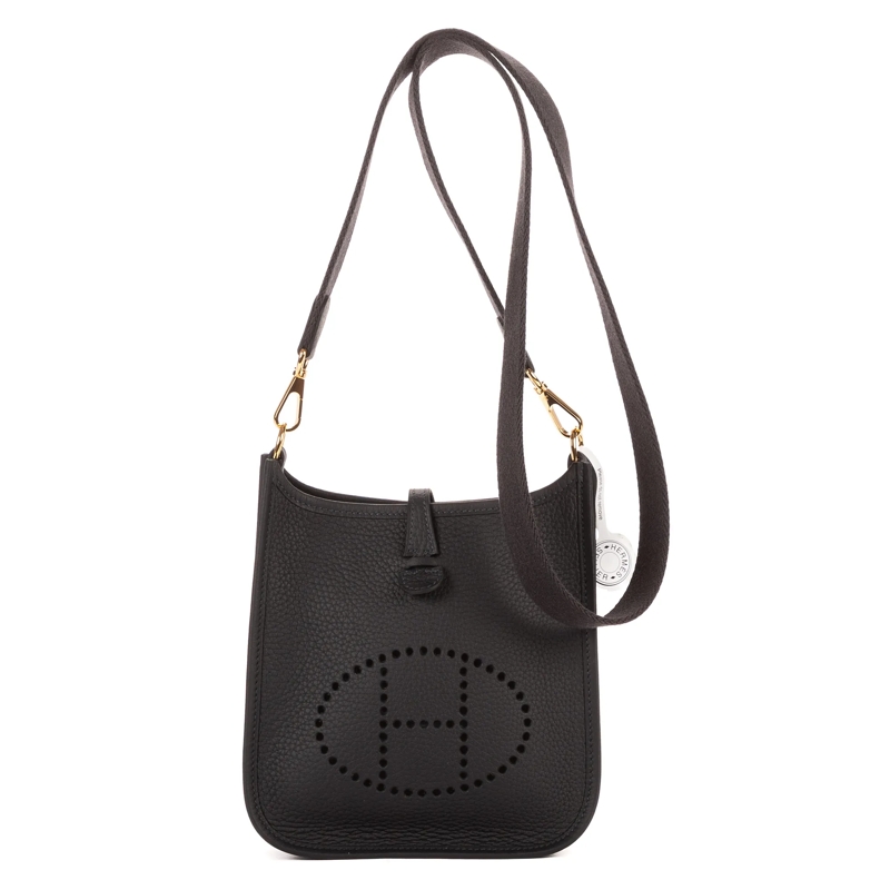 Hermès Crossbody Bag Evelyne 16 Amazone Mini schwarz