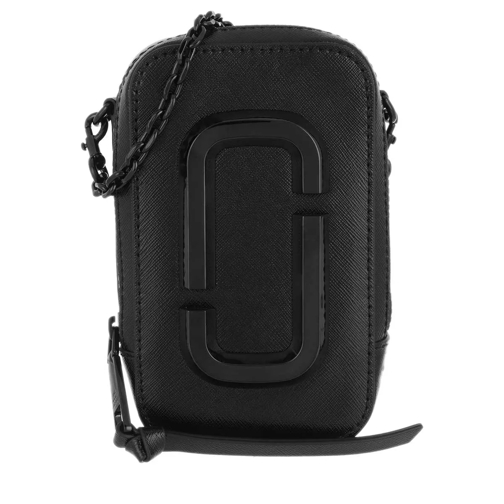 Marc Jacobs The Hot Shot Shoulder Bag Leather Black Mini sac